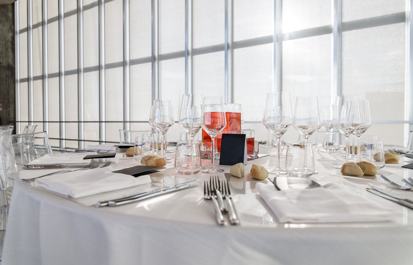 galleries with classic equipment for banqueting and catering